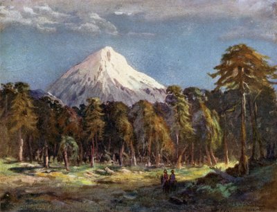 南安第斯山脉的Llanin山 作者 欧内斯特·威廉姆·圣诞节